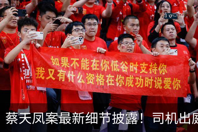 蔡天凤案最新细节披露！司机出庭，案发前被停职，由邝港杰顶替